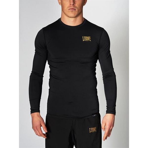 Рашгард з довгим рукавом Leone, Black/Gold - 2XL 500105 фото