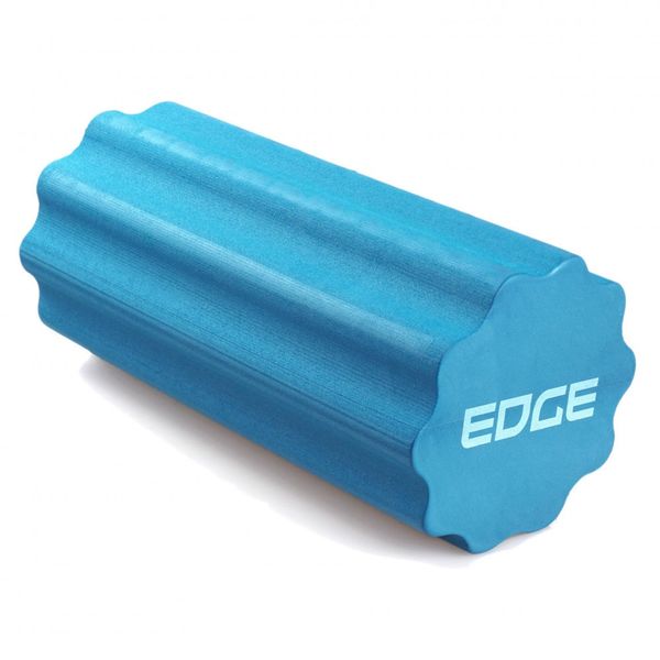 Масажний ролик EDGE профільований YOGA Roller EVA RO3-30 синій (30*15см.) ERO3-30 BLUE фото