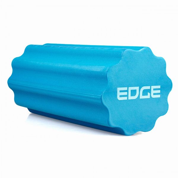 Масажний ролик EDGE профільований YOGA Roller EVA RO3-30 синій (30*15см.) ERO3-30 BLUE фото