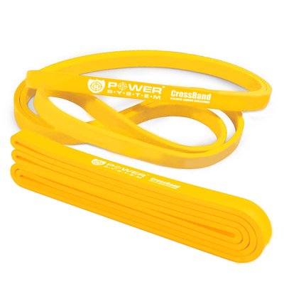 Эспандер-петля (резинка для фитнеса и кроссфита) Power System PS-4051 CrossFit Level 1 Yellow (сопротивление 4-25 кг) PS-4051_Yellow фото