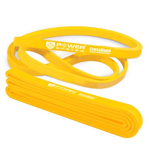 Еспандер-петля (гумка для фітнесу і кроссфіту) Power System PS-4051 CrossFit Level 1 Yellow (опір 4-25 кг) PS-4051_Yellow фото