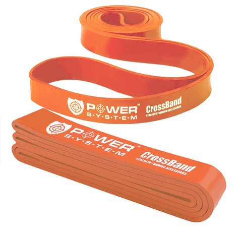 Еспандер-петля (гумка для фітнесу і кроссфіту) Power System PS-4052 CrossFit Level 2 Orange (опір 10-35 кг) PS-4052_Orange фото