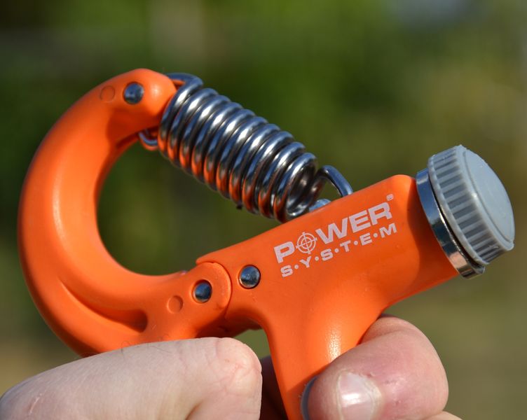 Еспандер кистьовий Power System PS-4021 з регульованим навантаженням 10-40 кг. Power Hand Grip Orange PS-4021_Orange фото