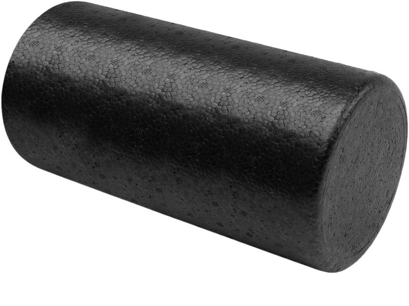 Масажний ролик (ролер) гладкий U-POWEX EPP foam roller (30*15cm) Black UP_1008_epp_(30cm) фото