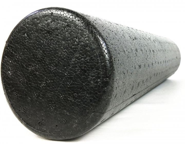 Масажний ролик (роллер) гладкий U-POWEX EPP foam roller (90*15cm) Black UP_1008_epp_(90cm) фото