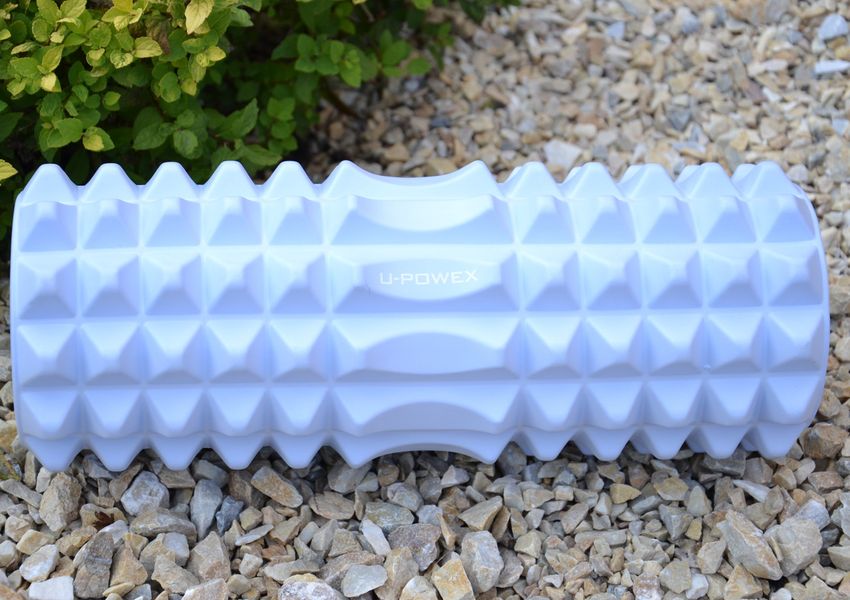 Масажний ролик (ролер) U-POWEX EVA foam roller (33x14см.) Type 2 Blue UP_1010_T2_Blue фото