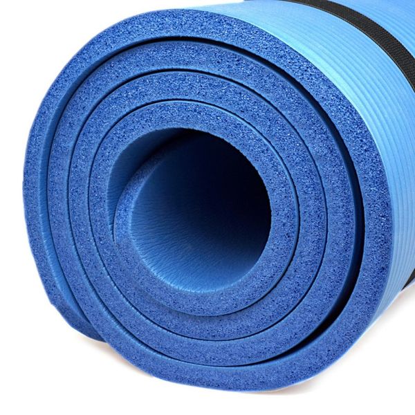 Килимок для йоги та фітнесу 7SPORTS NBR Yoga Mat MTS-1 (180*60*0,8см.) Блакитний MTS-1 BLUE фото