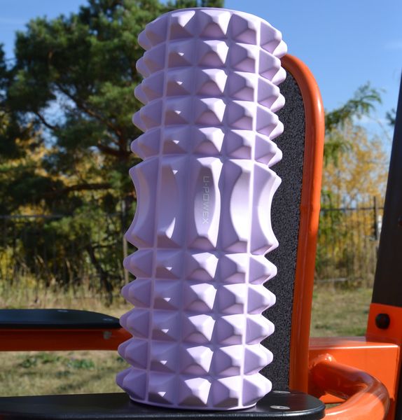 Масажний ролик (ролер) U-POWEX EVA foam roller (33x14см.) Type 2 Purple UP_1010_T2_Purple фото