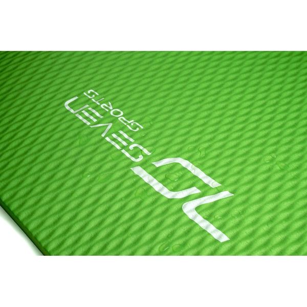 Килимок для йоги та фітнесу 7SPORTS NBR Yoga Mat MTS-1 (180*60*0,8см.) Зелений MTS-1 GREEN фото