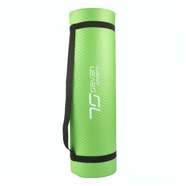 Коврик для йоги и фитнеса 7SPORTS NBR Yoga Mat MTS-1 (180*60*0,8см.) Зеленый MTS-1 GREEN фото