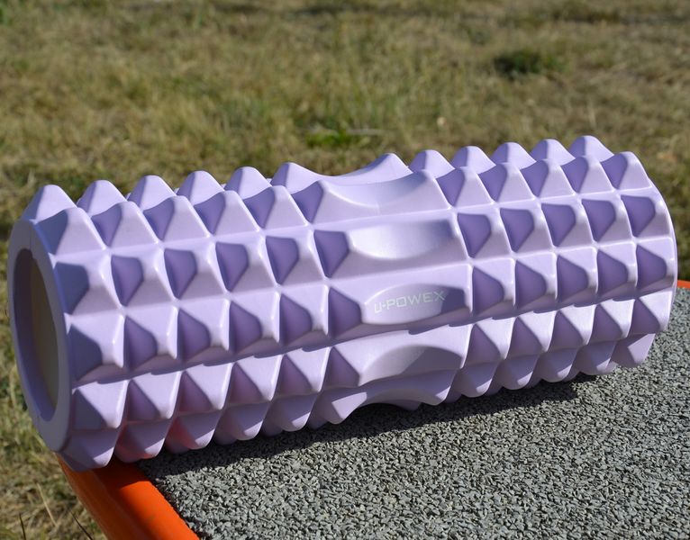 Масажний ролик (ролер) U-POWEX EVA foam roller (33x14см.) Type 2 Purple UP_1010_T2_Purple фото