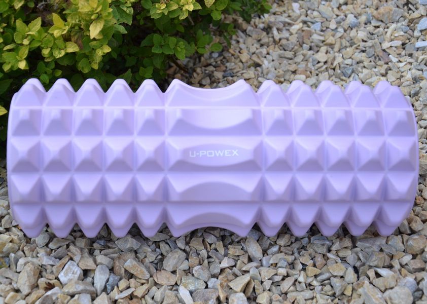 Масажний ролик (ролер) U-POWEX EVA foam roller (33x14см.) Type 2 Purple UP_1010_T2_Purple фото