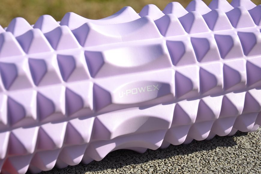 Масажний ролик (ролер) U-POWEX EVA foam roller (33x14см.) Type 2 Purple UP_1010_T2_Purple фото