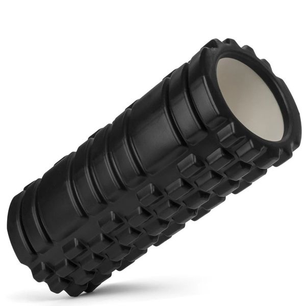 Масажний ролик (ролер) U-POWEX EVA foam roller (33x14см.) Black UP_1020_T1_Black фото