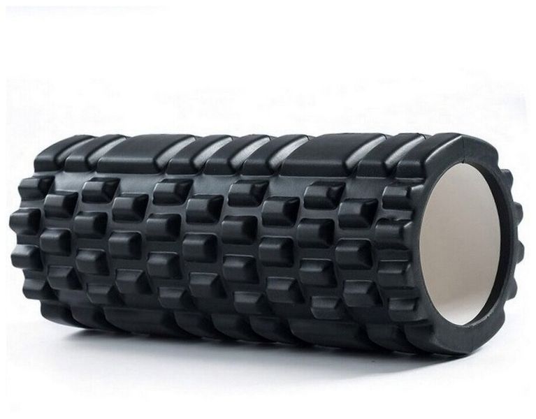 Масажний ролик (ролер) U-POWEX EVA foam roller (33x14см.) Black UP_1020_T1_Black фото