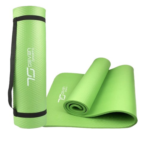 Килимок для йоги та фітнесу 7SPORTS NBR Yoga Mat+ MTS-3 (180*60*1.5см.) Зелений MTS-3 GREEN фото