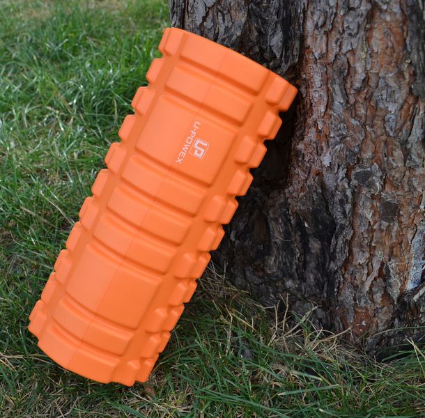 Масажний ролик (ролер) U-POWEX EVA foam roller (33x14см.) Orange UP_1020_T1_Orange фото