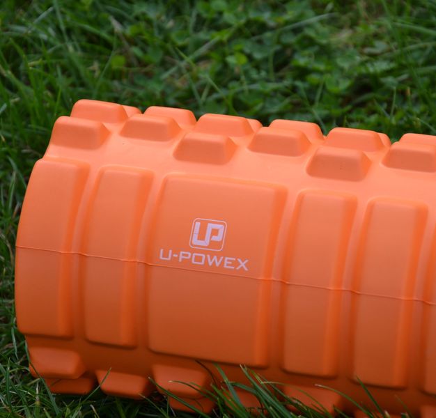 Масажний ролик (ролер) U-POWEX EVA foam roller (33x14см.) Orange UP_1020_T1_Orange фото