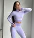 Женский спортивный комплект Fitness Attire, violet (топ, рашгард, лосины) - XL F07XL фото 1