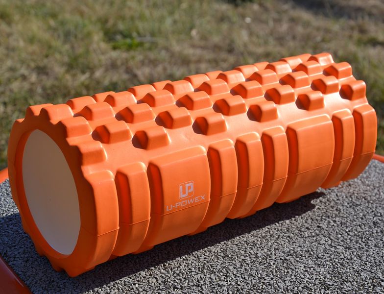 Масажний ролик (ролер) U-POWEX EVA foam roller (33x14см.) Orange UP_1020_T1_Orange фото