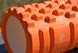 Масажний ролик (ролер) U-POWEX EVA foam roller (33x14см.) Orange UP_1020_T1_Orange фото 6