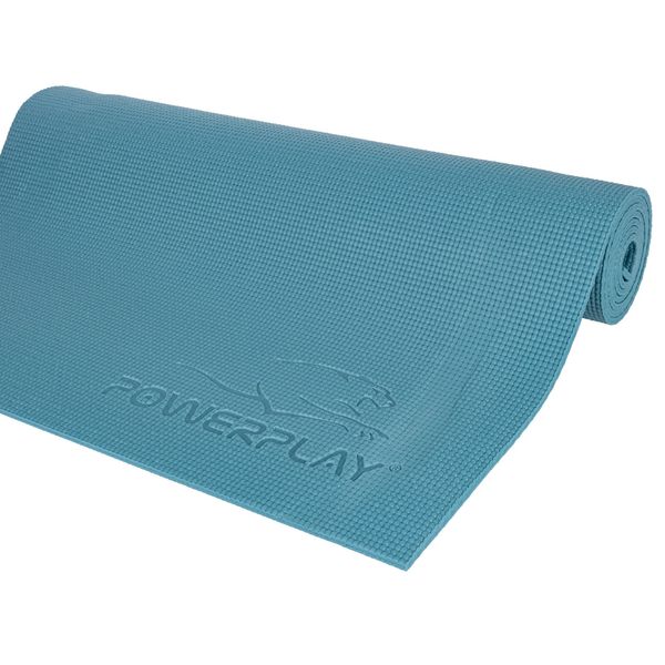 Коврик для йоги и фитнеса PowerPlay 4010 PVC Yoga Mat Зеленый (173x61x0.6) PP_4010_Green_(173*0,6) фото