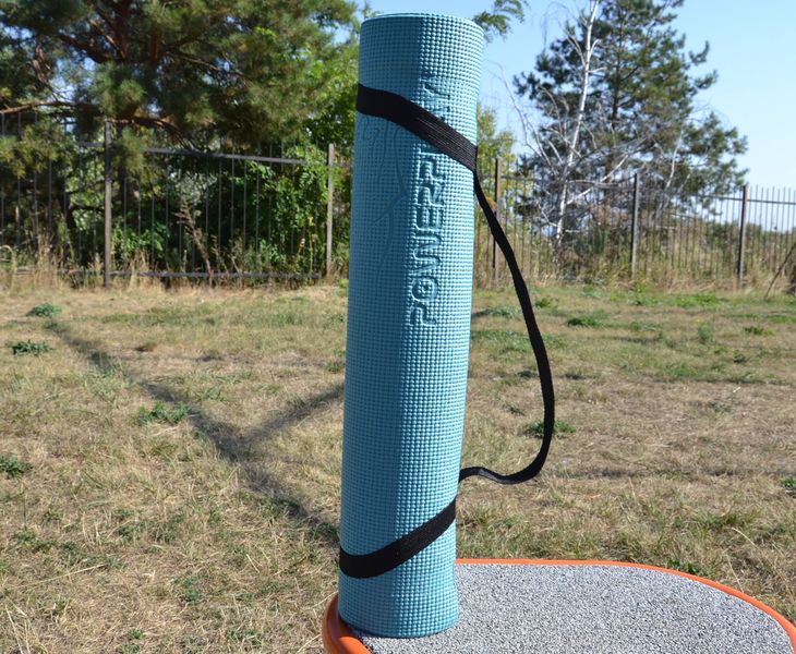 Килимок для йоги та фітнесу PowerPlay 4010 PVC Yoga Mat Зелений (173x61x0.6) PP_4010_Green_(173*0,6) фото