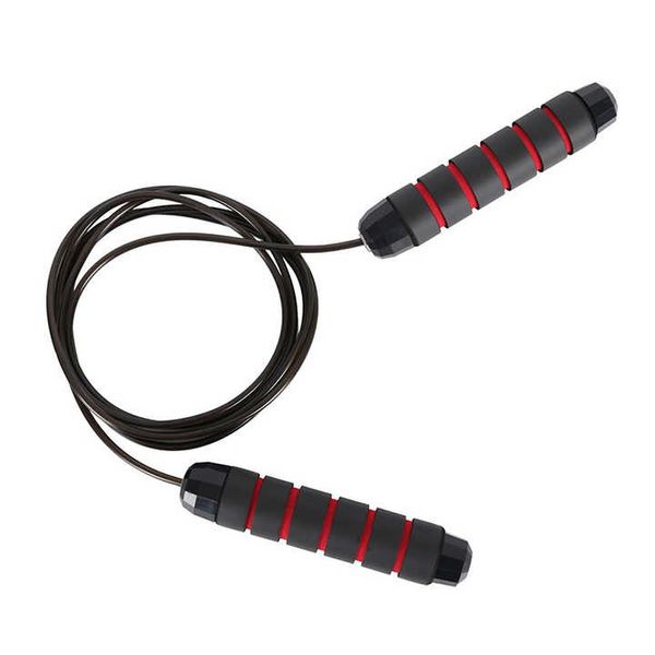 Скакалка скоростная PowerPlay 4210 Power Weighted Jump Rope Черная (2,7m.) PP_4210_Black/Red фото