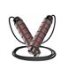 Скакалка скоростная PowerPlay 4210 Power Weighted Jump Rope Черная (2,7m.) PP_4210_Black/Red фото 3