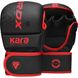 Перчатки для ММА RDX F6 KARA Matte Red Plus L/XL (капа в комплекте) GSR-F6MR-L/XL+ фото 2