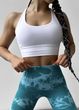 Топ женский для фитнеса Crop, white - S