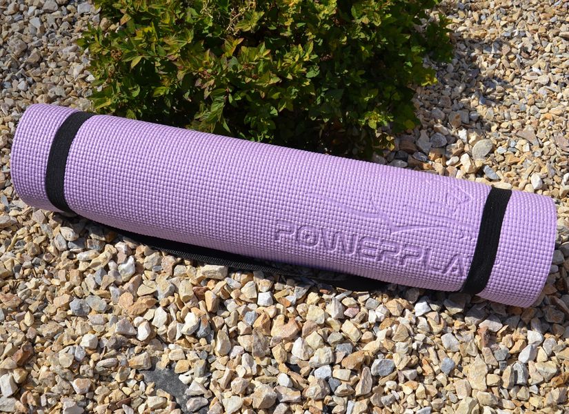 Килимок для йоги та фітнесу PowerPlay 4010 PVC Yoga Mat Лавандовий (173x61x0.6) PP_4010_Lavender_(173*0,6 фото