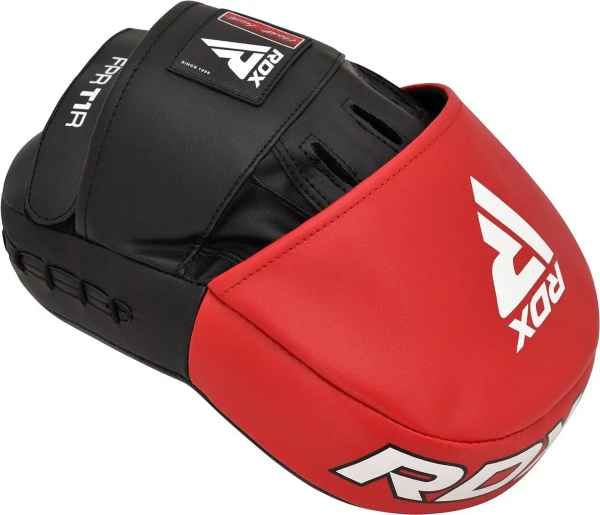 Лапы боксерские RDX T1 Curved Red/Black FPR-T1RB фото