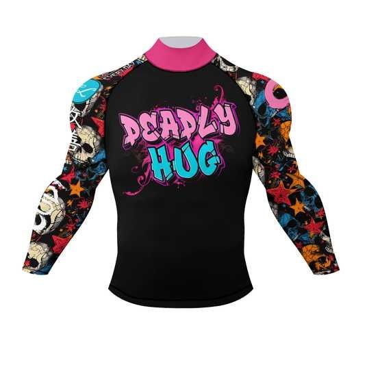 Компресійний одяг: рашгард, тайтси, шорти. Дизайн Deadly Hug. Harder