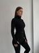 Жіночий спортивний комплект Fitness Attire, black (топ, рашгард, лосіни) - S F08S фото 12