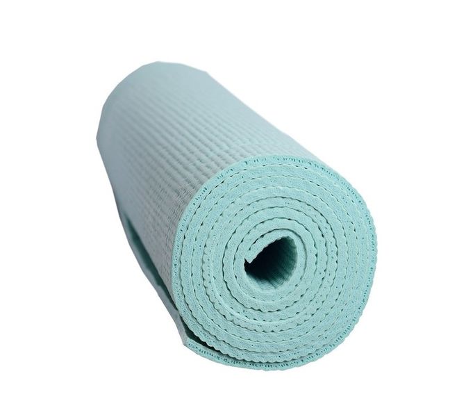 Килимок для йоги та фітнесу PowerPlay 4010 PVC Yoga Mat М'ятний (173x61x0.6) PP_4010_Mint_(173*0,6) фото