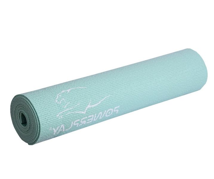 Килимок для йоги та фітнесу PowerPlay 4010 PVC Yoga Mat М'ятний (173x61x0.6) PP_4010_Mint_(173*0,6) фото