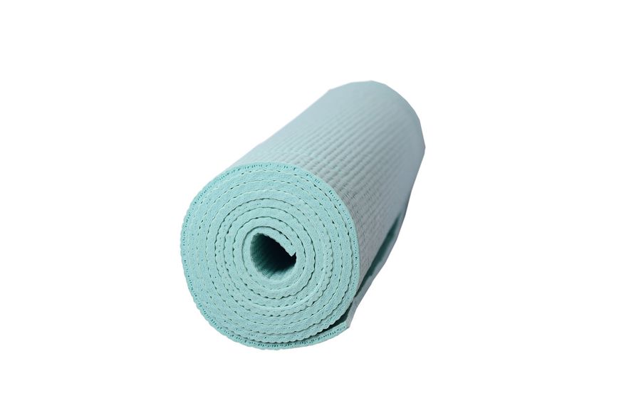 Килимок для йоги та фітнесу PowerPlay 4010 PVC Yoga Mat М'ятний (173x61x0.6) PP_4010_Mint_(173*0,6) фото