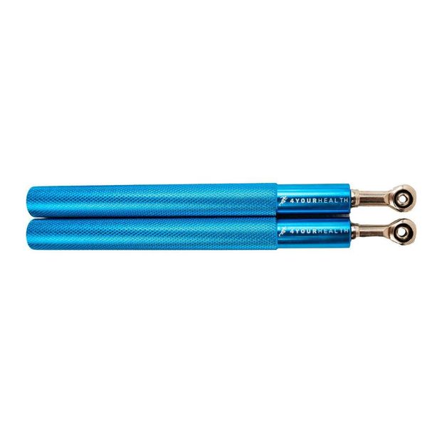 Скакалка швидкісна 4yourhealth Jump Rope Premium 3м металева на підшипниках 0200 Блакитна 4YH_0200_Blue фото