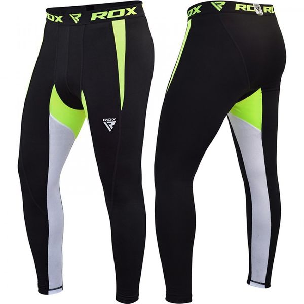 Леггинсы компрессионные RDX Lycra, Green - S 40246 фото