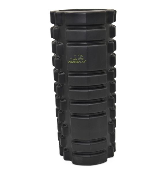 Массажный ролик (роллер) PowerPlay 4025 Massage Roller Черно-зеленый (33x15см.) PP_4025_Black_Green фото