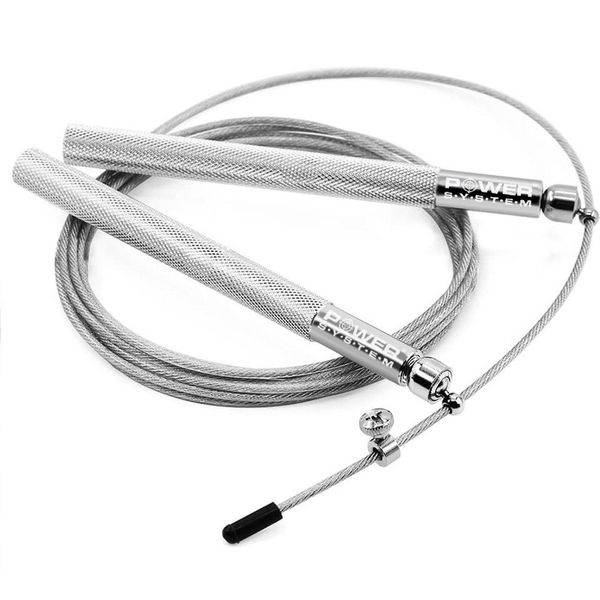 Скакалка швидкісна Power System PS-4064 Ultra Jump Rope Silver (2,75m.) PS_4064_Silver фото