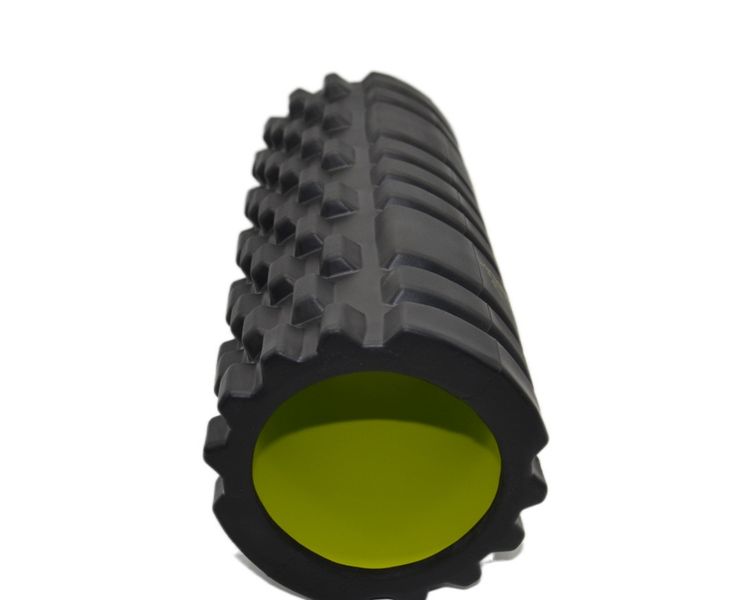 Масажний ролик (роллер) PowerPlay 4025 Massage Roller Чорно-зелений (33x15см.) PP_4025_Black_Green фото