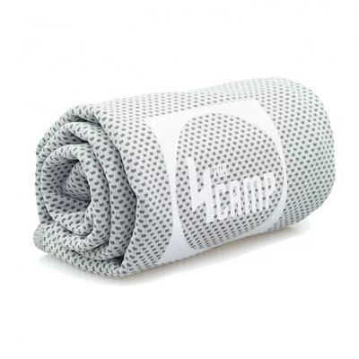 Охлаждающее полотенце для фитнеса и спорта 4CAMP из микрофибры CT01 серый 100*30см. CT01 GREY фото