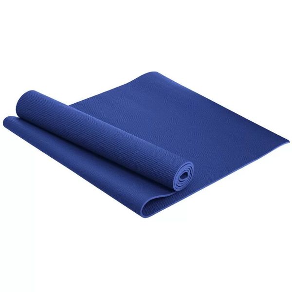 Килимок для йоги та фітнесу Power System PS-4014 PVC Fitness-Yoga Mat Blue (173x61x0.6) PS-4014_Blue фото