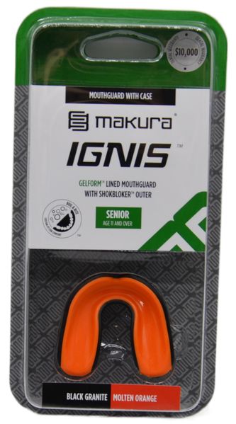 Капа MAKURA Ingis доросла (вік 11+) Black/Orange (art.6017514013) Ingis_SR_Bl/Or фото