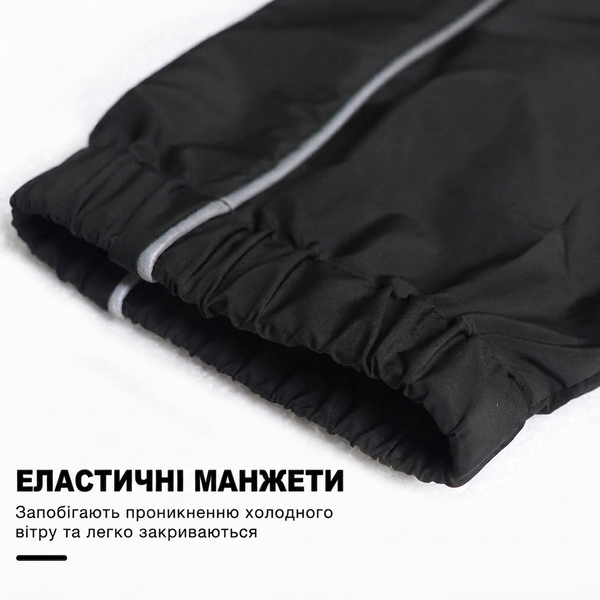Чоловіча куртка з комірцем-стійкою Akilex - М Akilex_jak_black_m фото