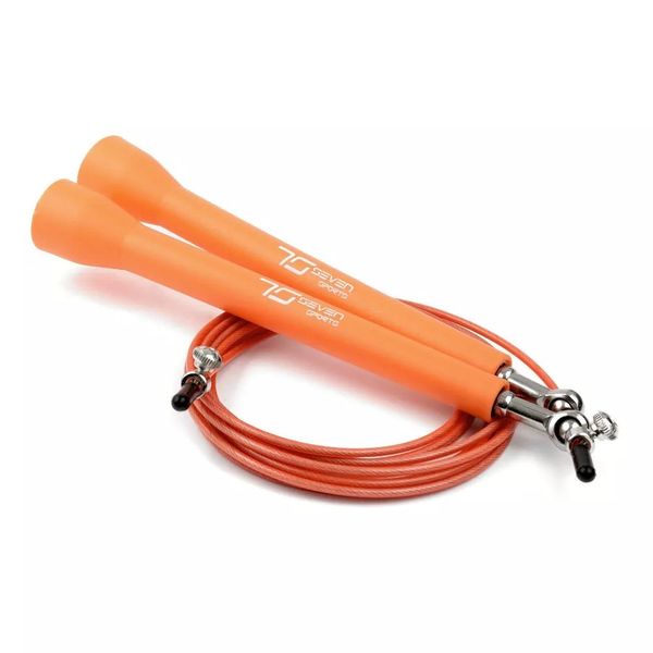 Скакалка скоростная 7SPORTS Elite Rope 3м. металлическая на подшипниках SK-5 оранжевая SK-5 ORANGE фото