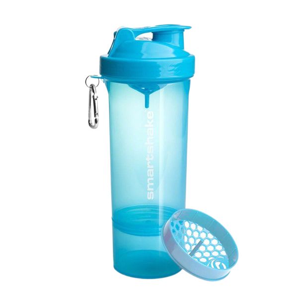 Шейкер спортивний SmartShake Slim 500ml Neon Blue (Original) 10253101 фото