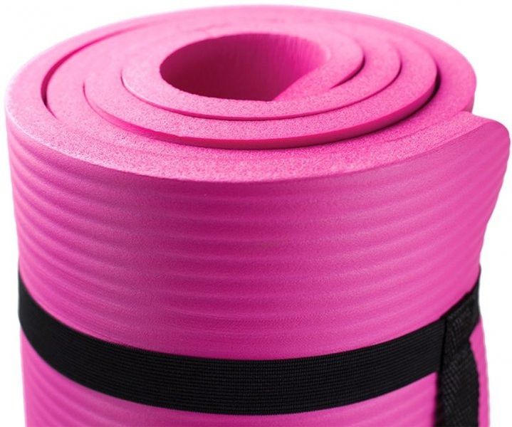 Килимок для йоги та фітнесу Power System PS-4017 NBR Fitness Yoga Mat Plus Pink (180х61х1) PS-4017_Pink фото